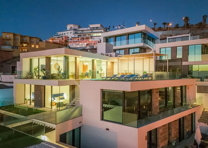 Willa 200m New E With Priv/heated Pool, Ocean View. Costa Adeje (Tenerife)