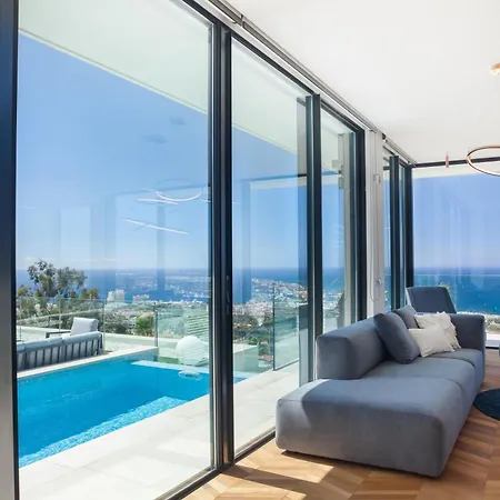 וילה 200m New E With Priv/heated Pool, Ocean View.