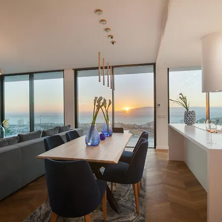 Villa E With Priv, Heated Pool, Ocean View The View Tenerife Costa Adeje