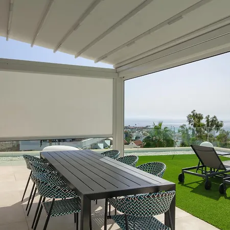וילה E With Priv, Heated Pool, Ocean View The View Tenerife *