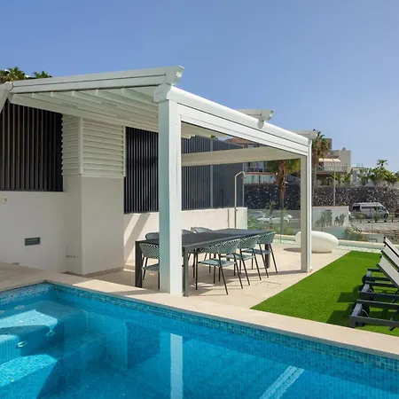 וילה E With Priv, Heated Pool, Ocean View The View Tenerife *